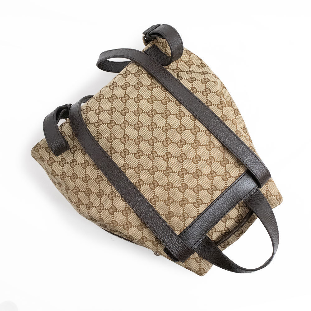 Gucci Backpack Drawstring Rucksack Daypack Gg Bei… - image 5
